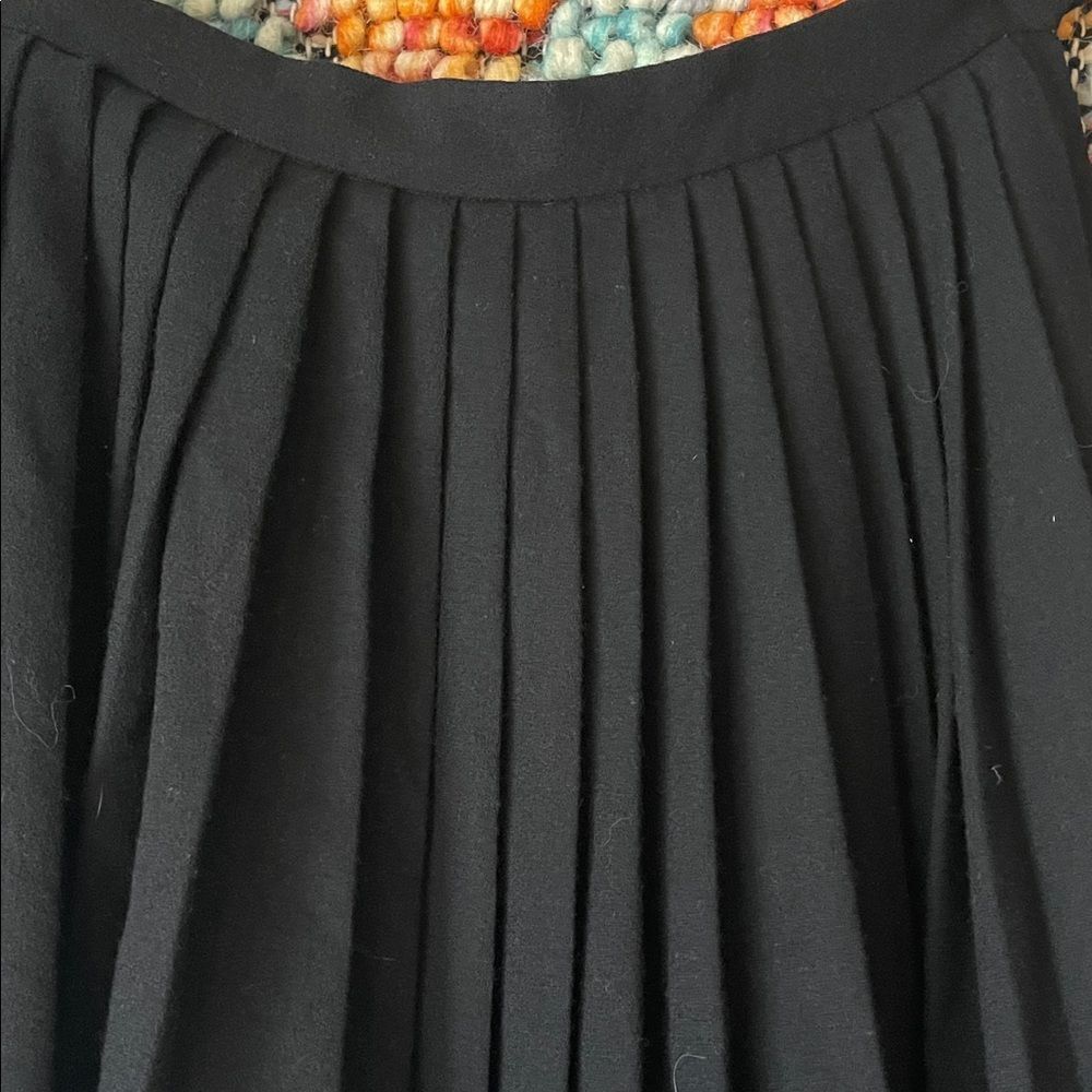 Elegant Black Pleated Skirt - Picture 2 of 4